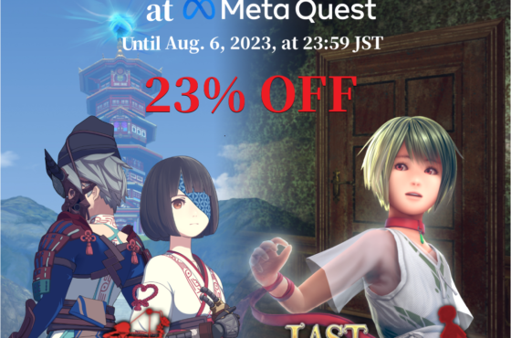 [Sale]”Last Labyrinth”,”The Tale of Onogoro” for Meta Quest version are 23%OFF (Sale ends Aug 6, 2023)