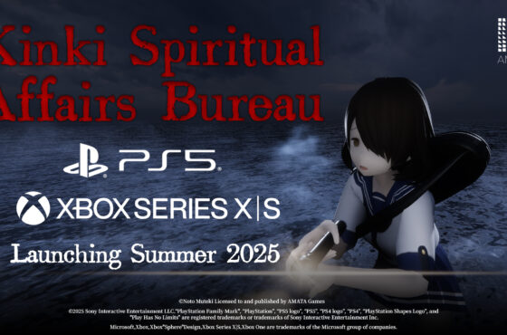A Japanese-style horror TPS game where you can fight back against the spirits, “Kinki Spiritual Affairs Bureau”  PlayStation™5 and XBOX Series X|S versions are set to be released this summer!