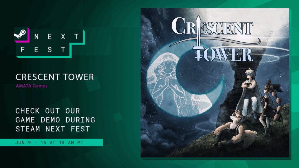 “Crescent Tower​” is featured in the Steam Next Fest!