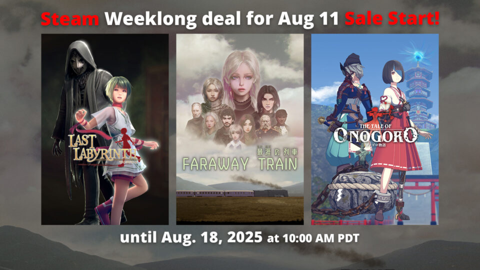 [Sale] Steam Weeklong deal for Aug 11 Sale! (Until Aug. 18, 2025 10:00 AM PDT)