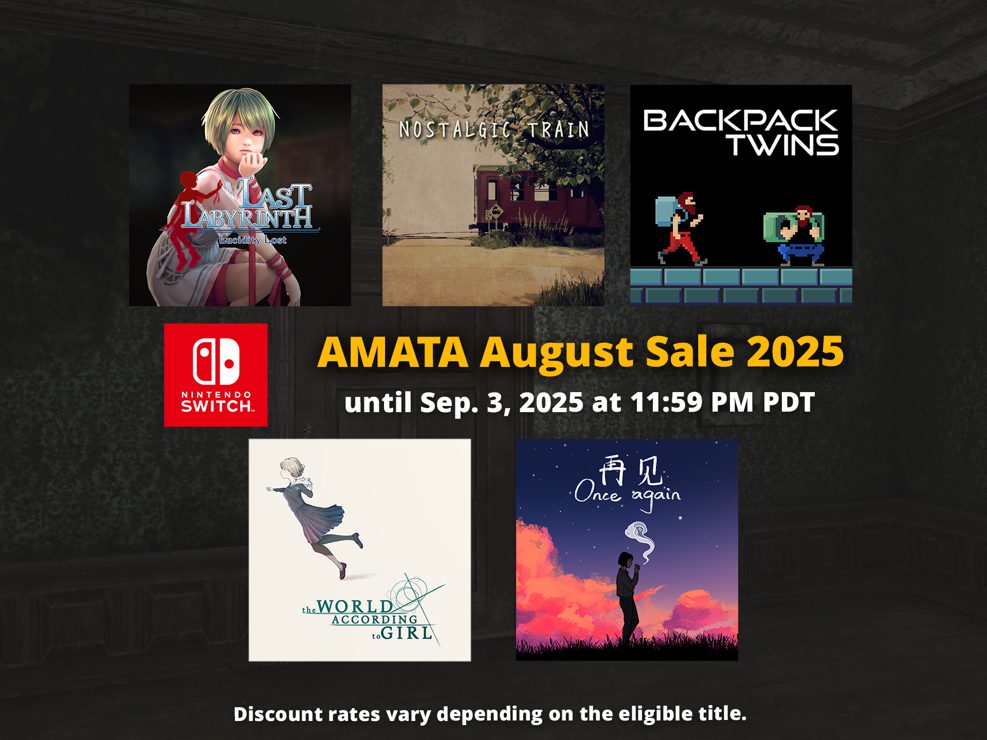 [Sale] AMATA August Sale 2025! (Until Sep. 3, 2025 11:59 PM PDT)