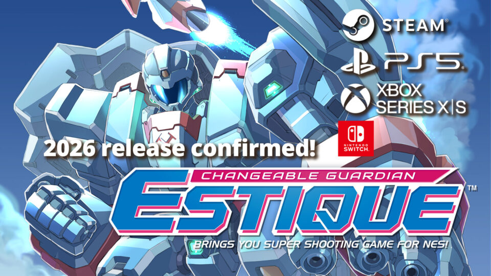 The 8-bit shmup ‘Changeable Guardian ESTIQUE’, born in the 21st century, arrives on Steam and Consoles!
