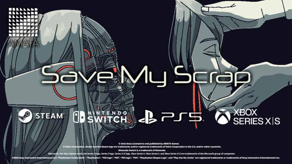 A visual novel and puzzle game where you repair a broken android ‘Save My Scrap’ Coming to Steam on April 22!