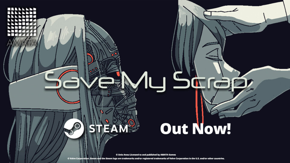 A visual novel and puzzle game where you repair a broken android ‘Save My Scrap’ Out Now on Steam!!