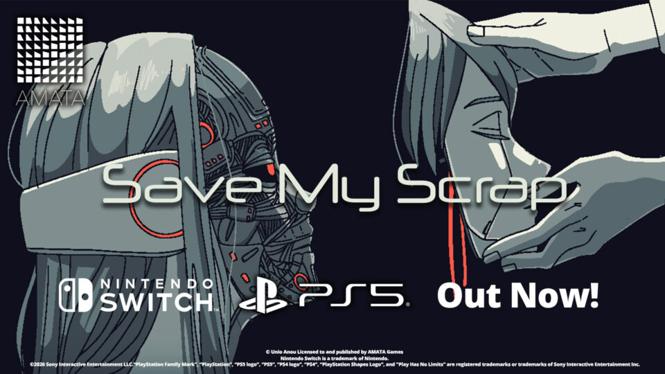 A visual novel and puzzle game where you repair a broken android ‘Save My Scrap’ Out Now on Nintendo Switch and PlayStation 5!!