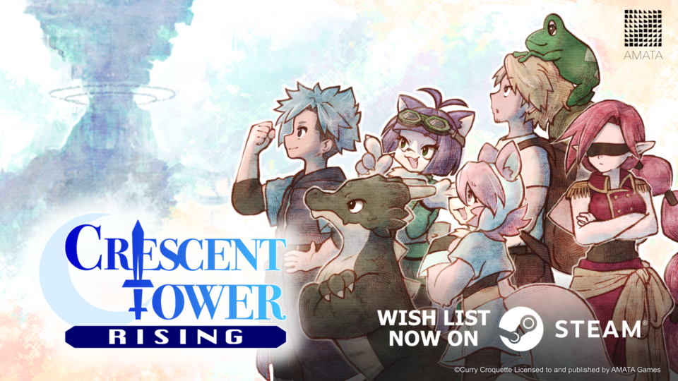 Nostalgic, yet new—venture into the 8-bit style RPG, “Crescent Tower: RISING”  Steam Release Confirmed!
