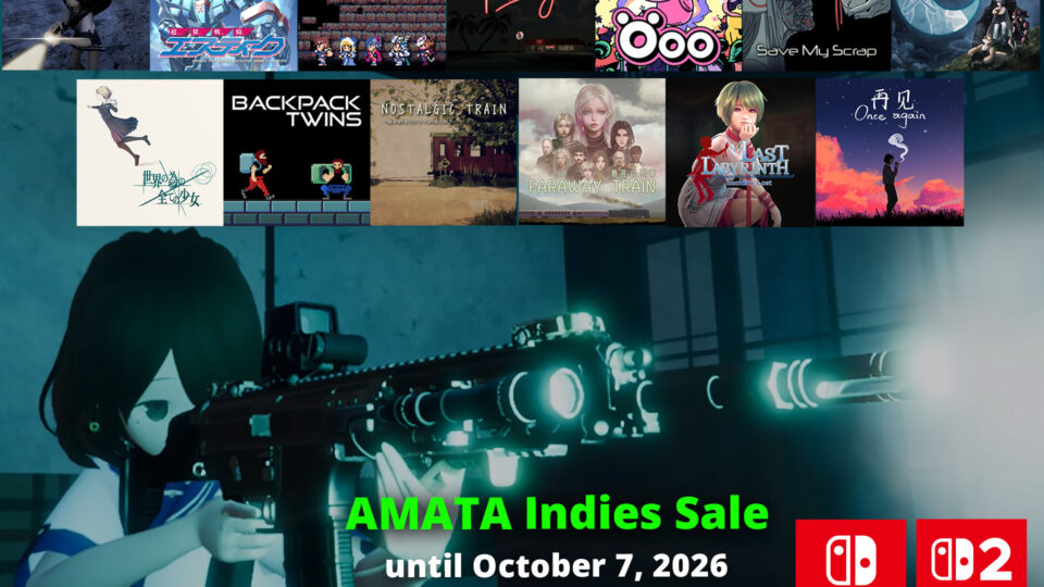 Nintendo Switch / Switch２AMATA Indies Sale (Until Oct 7, 2026 )
