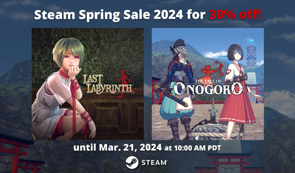 【Sale】Steam Spring Sale 2024で30％OFF(2024年3月22日(金)午前2時 JSTまで)
