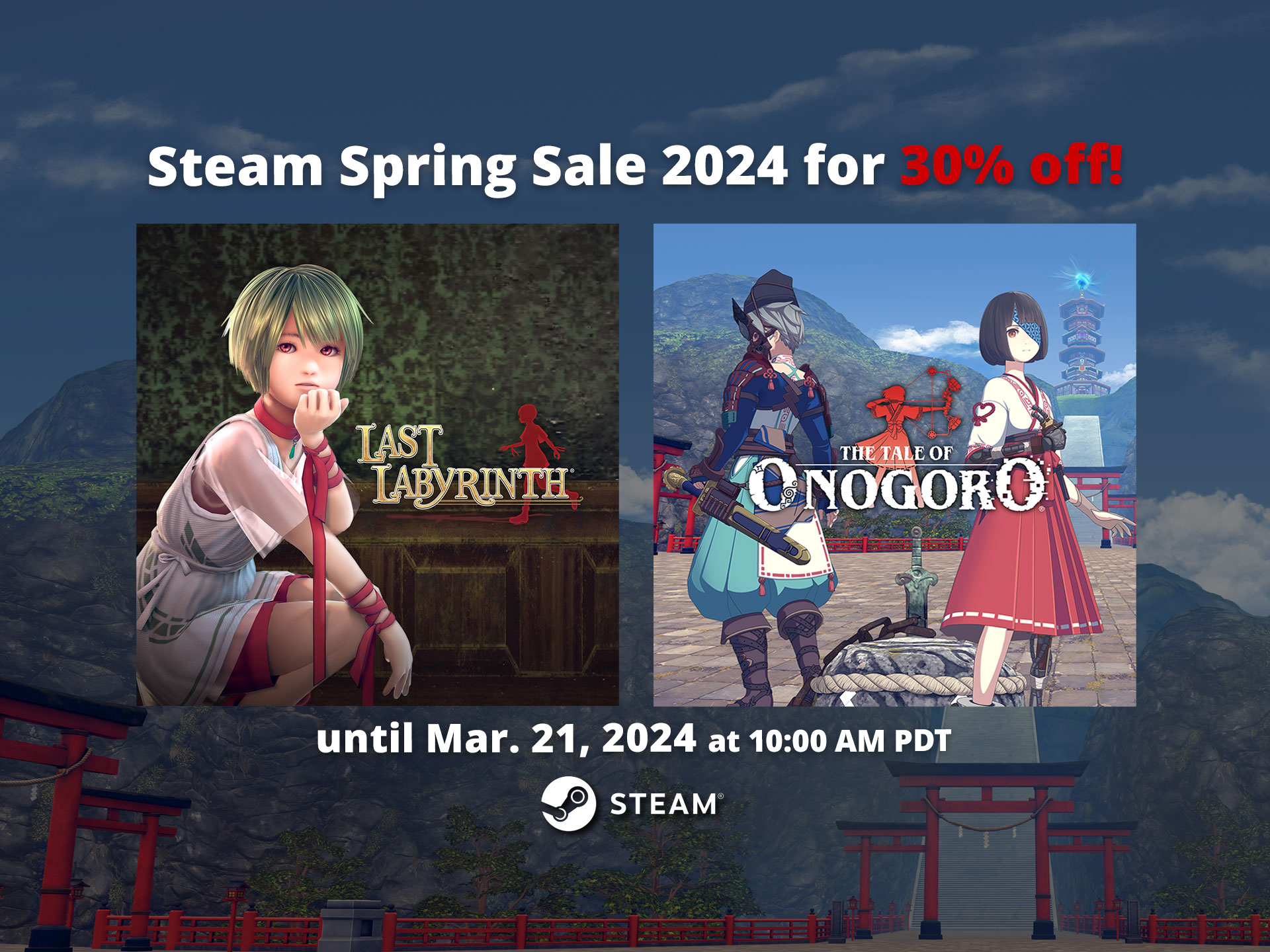 【Sale】Steam Spring Sale 2024で30％OFF(2024年3月22日(金)午前2時 JSTまで) AMATA Games