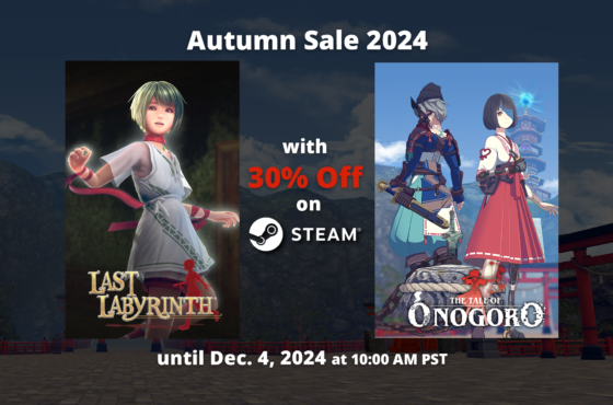 【Sale】Steam Autumn Sale 2024で30％OFF(2024年12月5日(木)午前時 JSTまで)