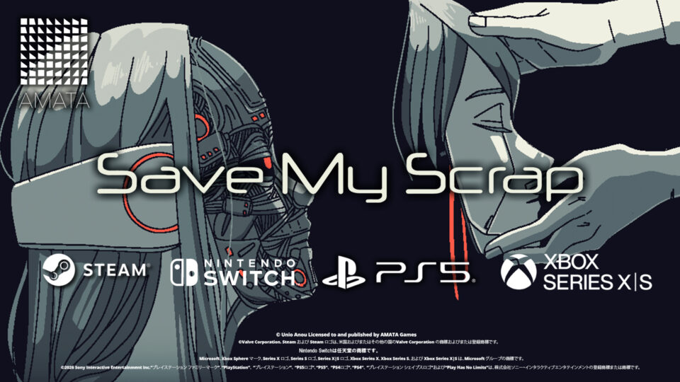 壊れかけのアンドロイドを修理するアドベンチャーパズルゲーム 『Save My Scrap -セイブ・マイ・スクラップ-』 Steam版４月22日配信開始！ Nintendo Switch、PlayStation5、Xbox Series X|Sもリリース日決定！